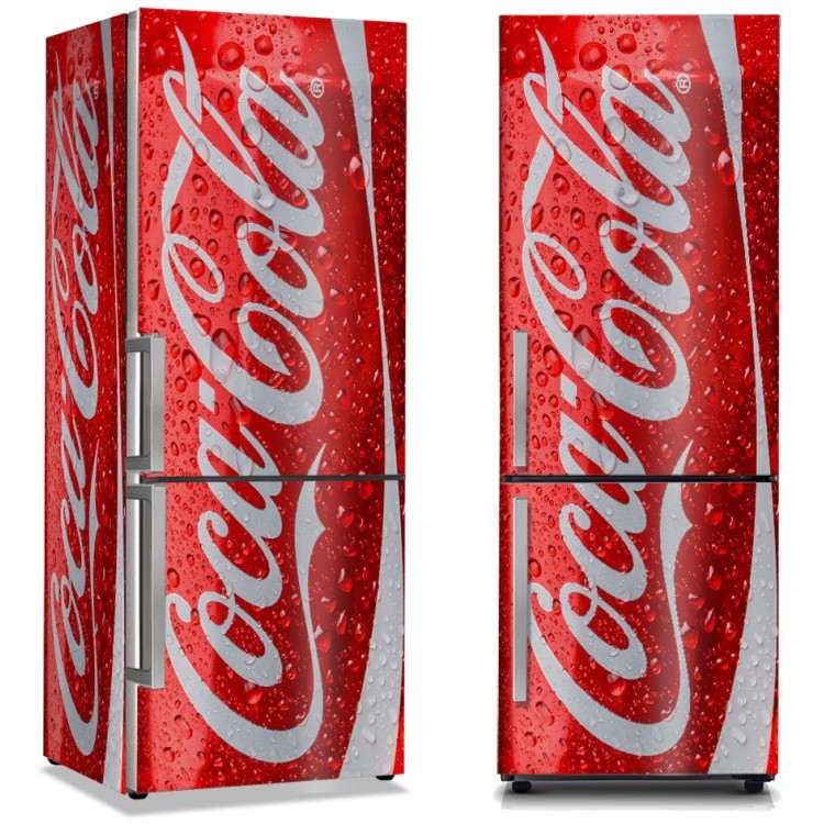 Αυτοκόλλητο Ψυγείου Coca Cola