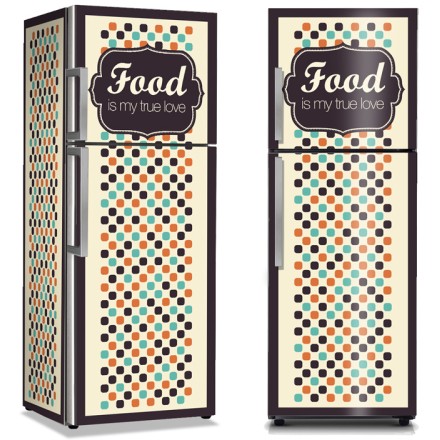 Food Αυτοκόλλητο Ψυγείου