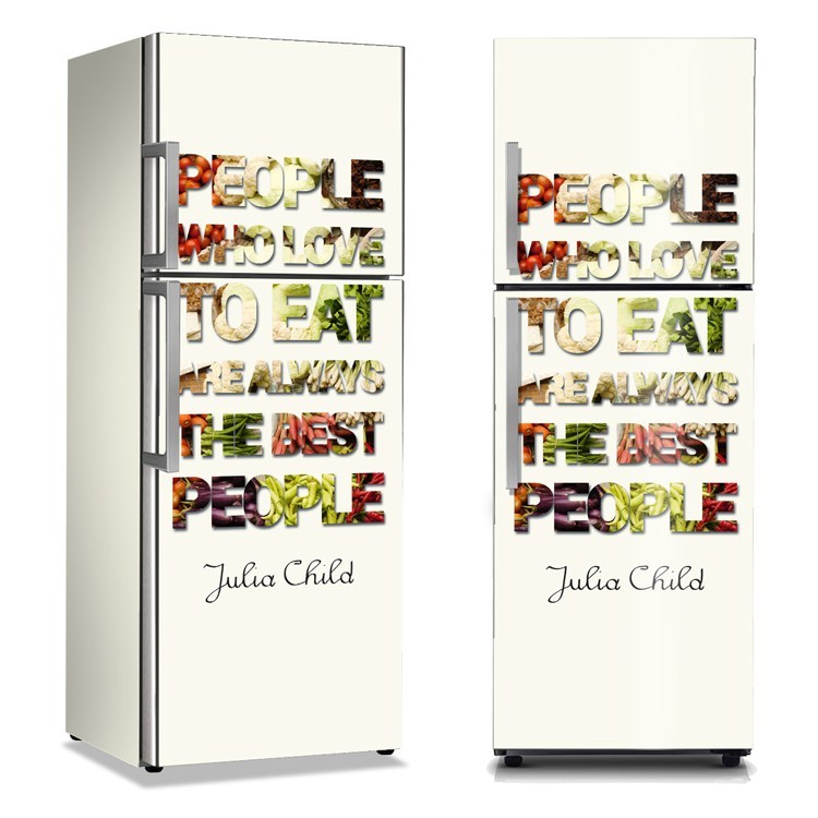 Αυτοκόλλητο Ψυγείου People who love...
