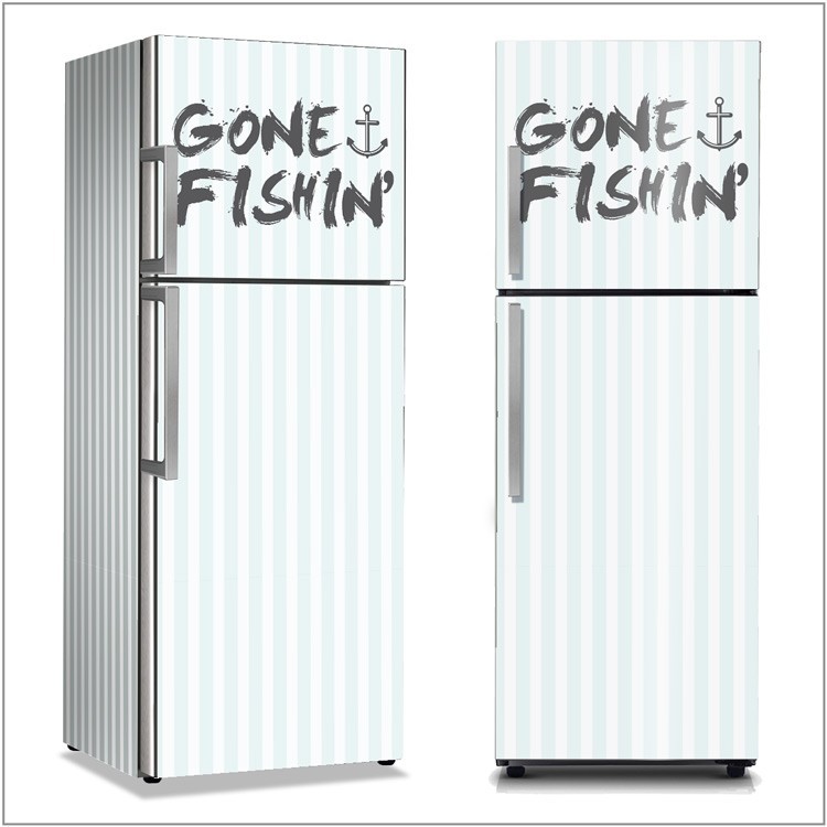 Αυτοκόλλητο Ψυγείου Gone Fishin