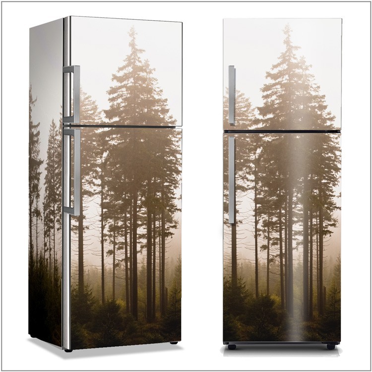 Αυτοκόλλητο Ψυγείου Συστάδα δένδρων