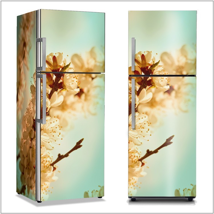 Αυτοκόλλητο Ψυγείου Άνθη κερασιάς
