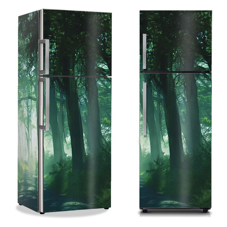 Αυτοκόλλητο Ψυγείου Τροπικό δάσος