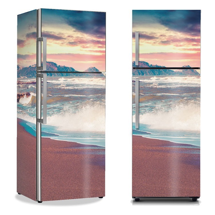 Αυτοκόλλητο Ψυγείου Άνοιξη στην παραλία