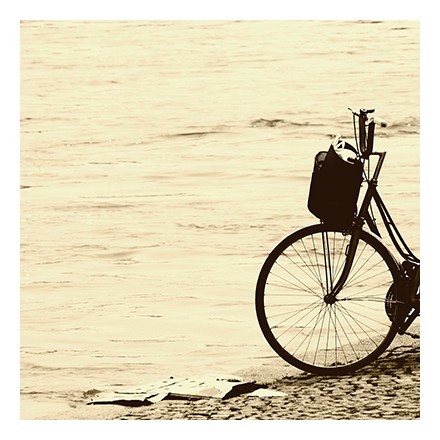 Ποδήλατο εποχής στην παραλία