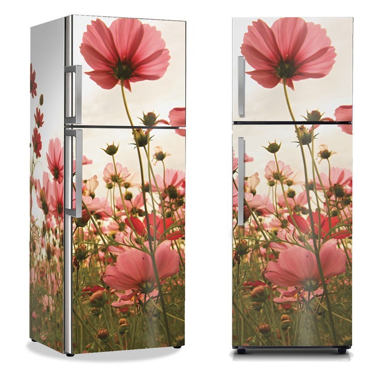 Αυτοκόλλητο Ψυγείου Λουλούδια