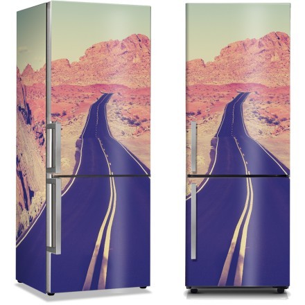 Δρόμος στην έρημο Αυτοκόλλητο Ψυγείου