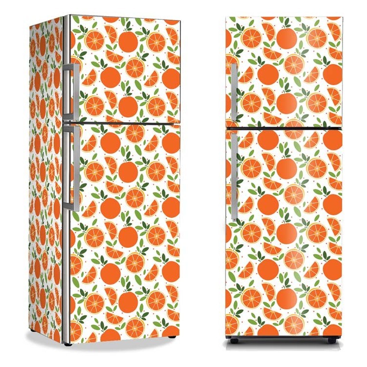 Αυτοκόλλητο Ψυγείου Πορτοκάλια