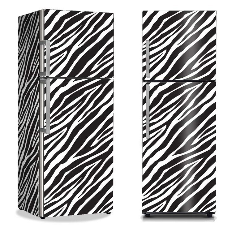 Αυτοκόλλητο Ψυγείου Animal print zebra
