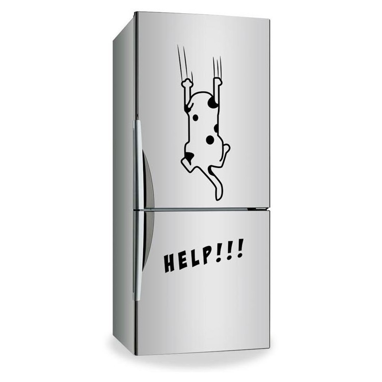 Αυτοκόλλητο Ψυγείου Help Cut