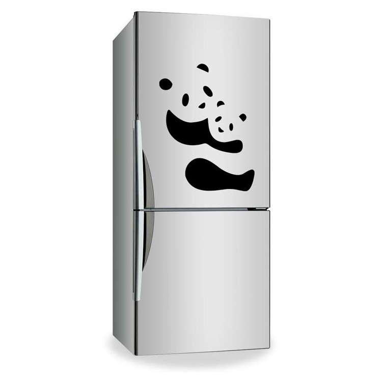 Αυτοκόλλητο Ψυγείου Panda