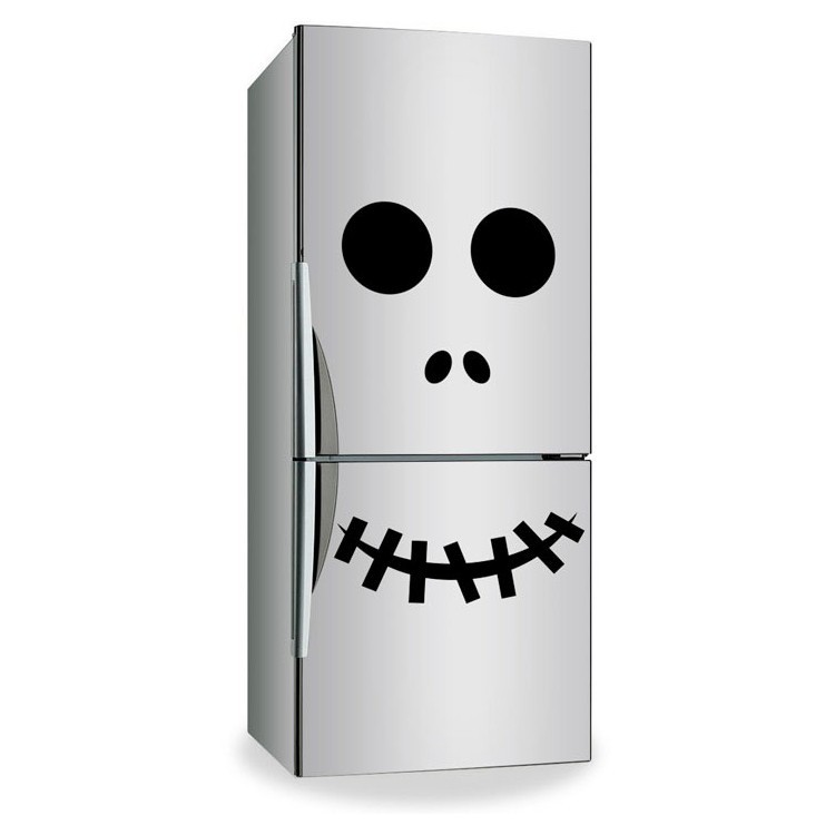 Αυτοκόλλητο Ψυγείου Skeleton