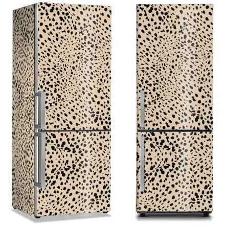 Leopard Print Αυτοκόλλητο Ψυγείου
