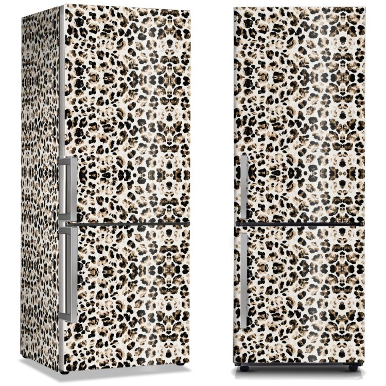 Αυτοκόλλητο Ψυγείου Animal Print Leopard