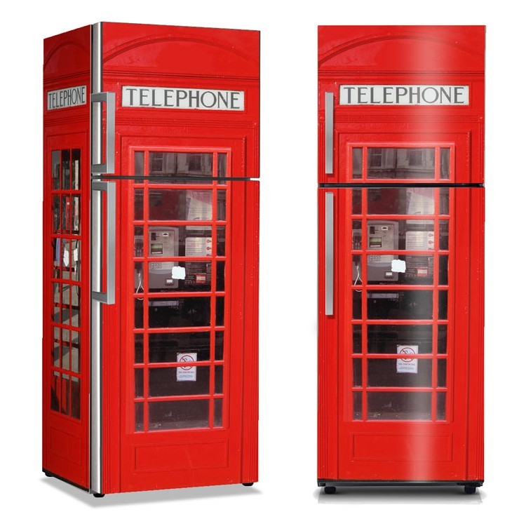 Αυτοκόλλητο Ψυγείου Red telephone