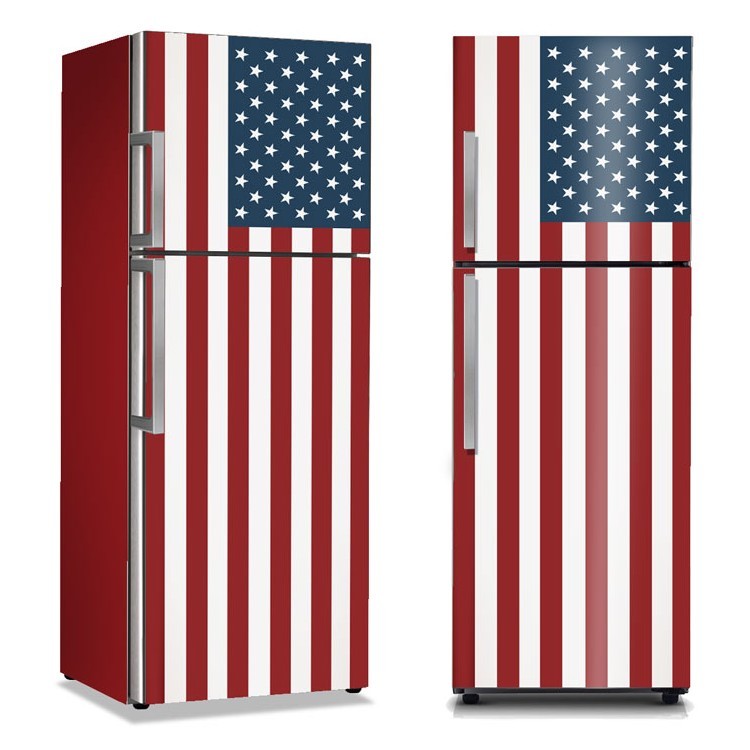 Αυτοκόλλητο Ψυγείου Σημαία Αμερικής