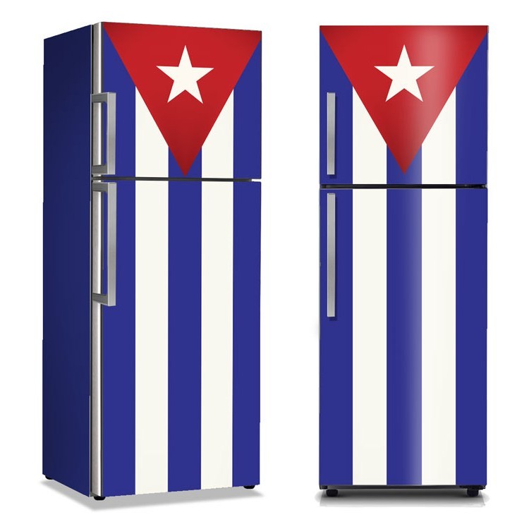 Αυτοκόλλητο Ψυγείου Σημαία Κούβας