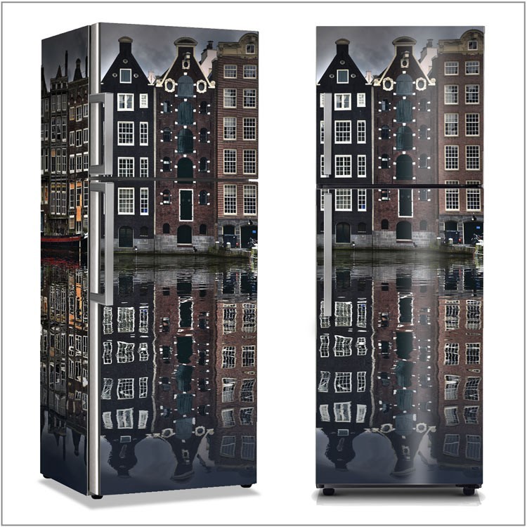 Αυτοκόλλητο Ψυγείου Σπίτια στο Άμστερνταμ