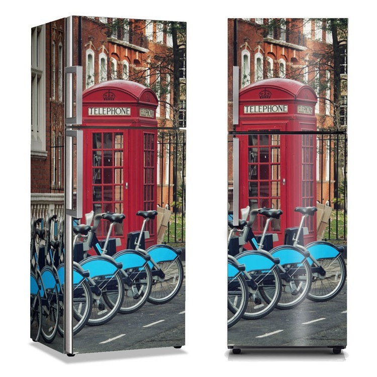 Αυτοκόλλητο Ψυγείου Ποδήλατα στο Λονδίνο