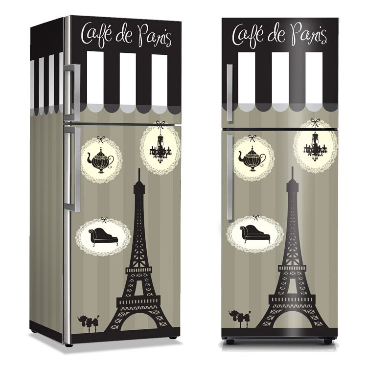 Αυτοκόλλητο Ψυγείου Kαφέ στο Παρίσι