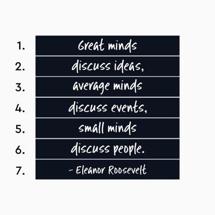Φράση της Eleanor Roosevelt