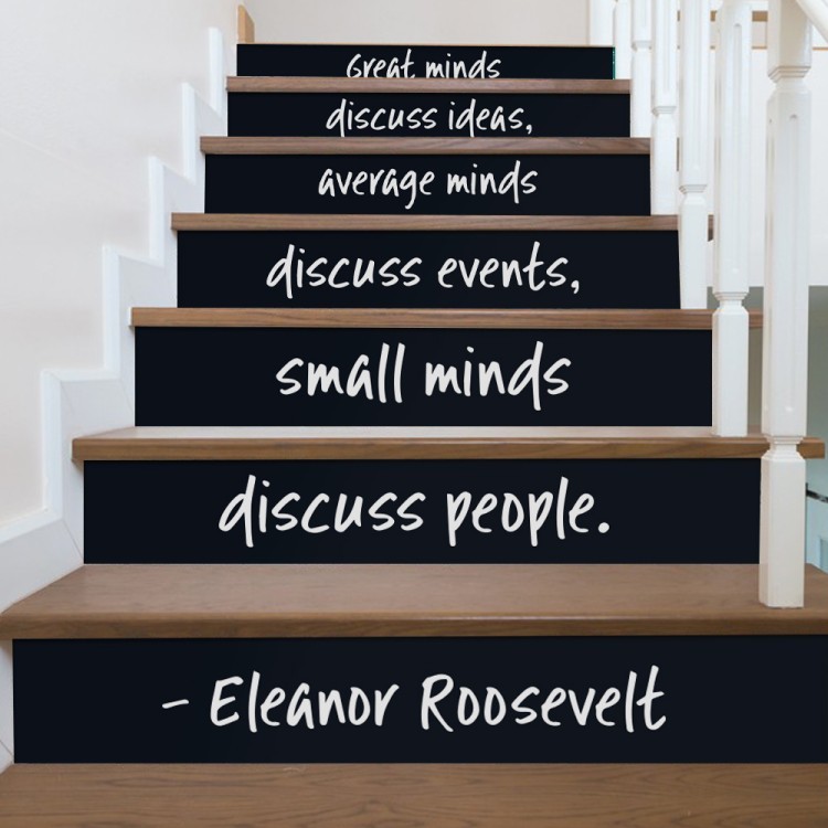 Αυτοκόλλητο Σκάλας Φράση της Eleanor Roosevelt