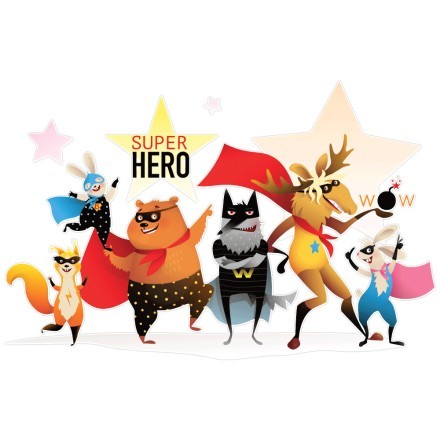 Super hero animals