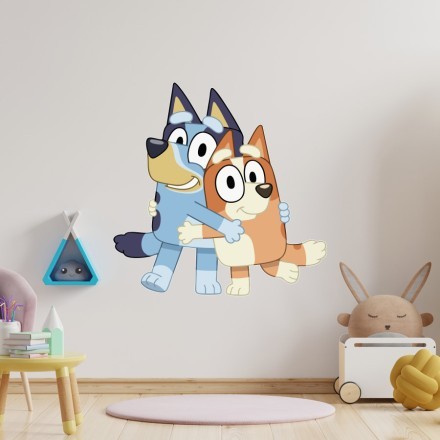 Bluey and Bingo Αυτοκόλλητο Τοίχου