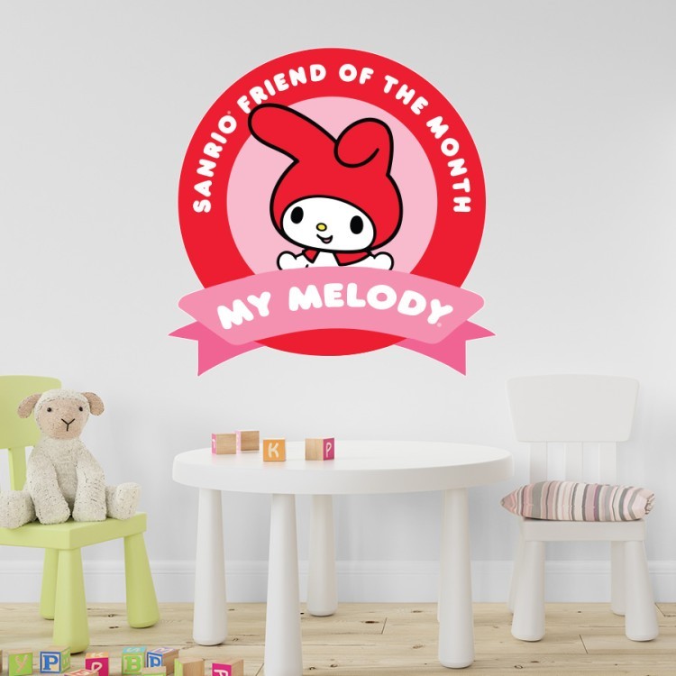 Αυτοκόλλητο Τοίχου My Melody Friend Of the Month