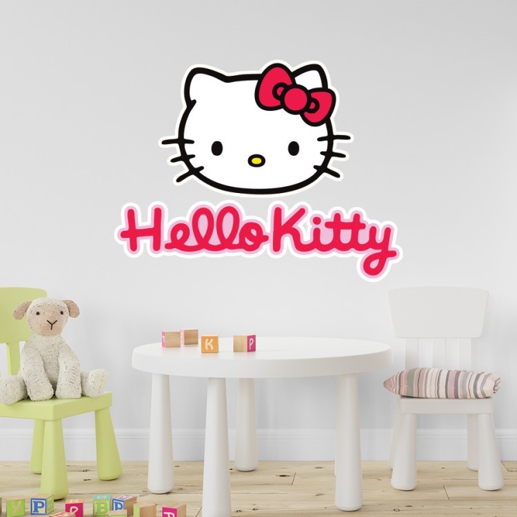Αυτοκόλλητο Τοίχου Hello Kitty