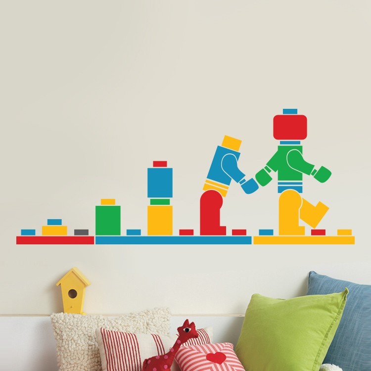 Αυτοκόλλητο Τοίχου Lego
