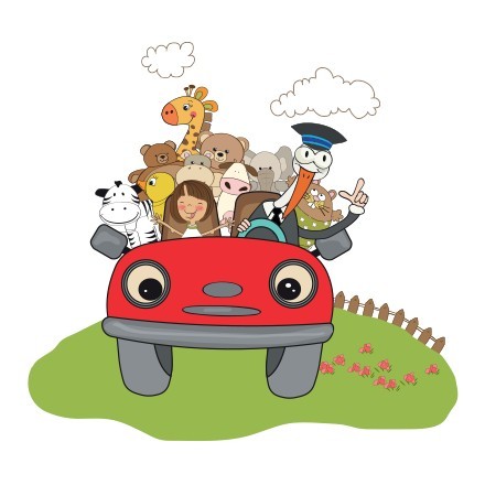 Αυτοκινητάκι με ζώα