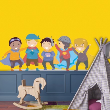 Super Friends Αυτοκόλλητο Τοίχου