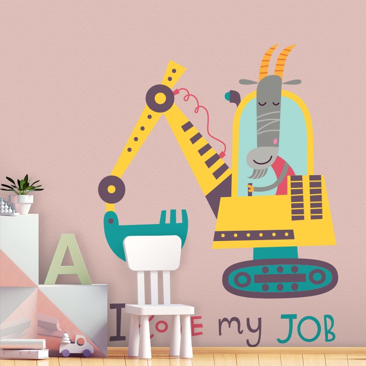 Αυτοκόλλητο Τοίχου I Love My Job