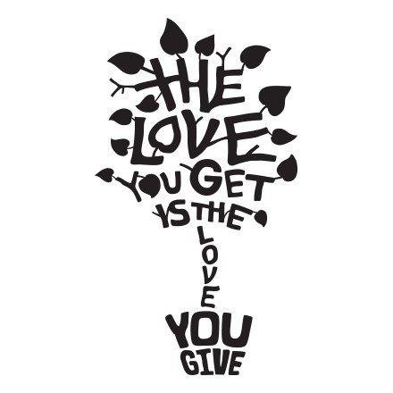 Love you get is love you give