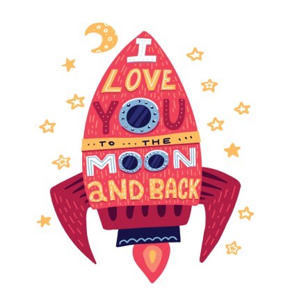 ...to the moon and back