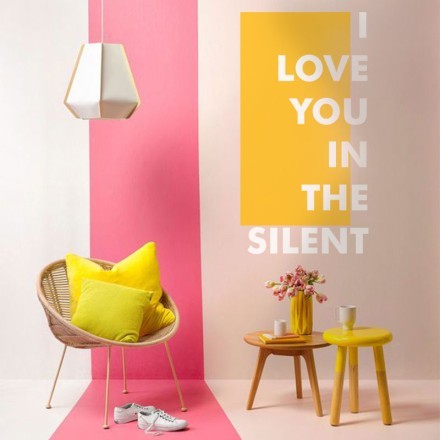 I Love You in The Silent Αυτοκόλλητο Τοίχου