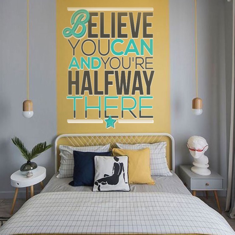 Αυτοκόλλητο Τοίχου Believe you can