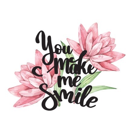 You make me smile