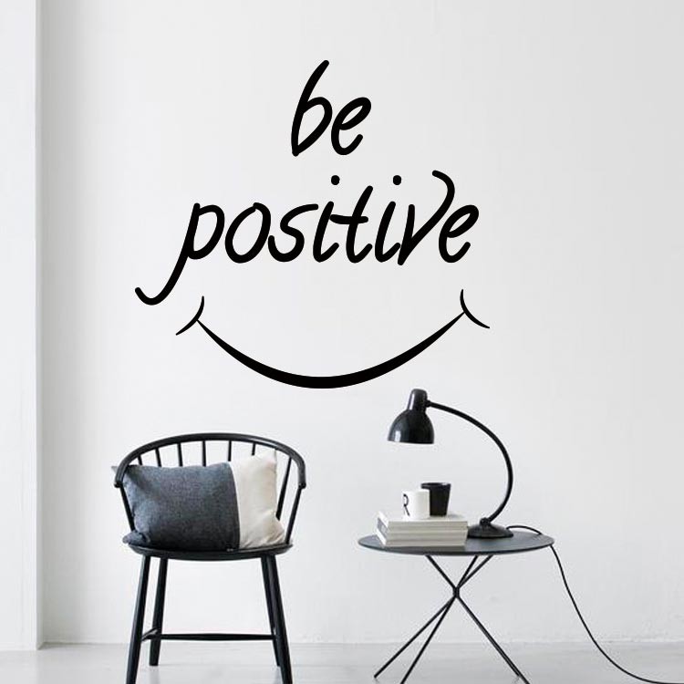 Αυτοκόλλητο Τοίχου Be positive