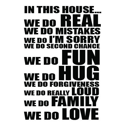 In this house we do love