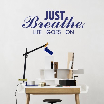 Just breathe Αυτοκόλλητο Τοίχου