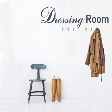 Dressing room Αυτοκόλλητο Τοίχου