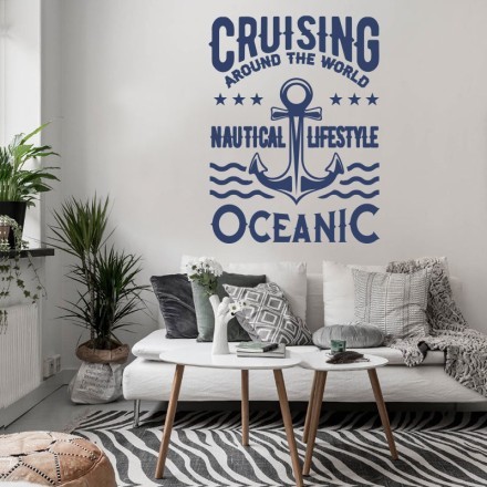 Cruising Oceanic Αυτοκόλλητο Τοίχου
