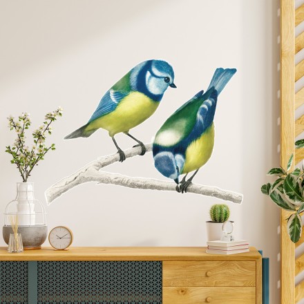 Exotic Birds Αυτοκόλλητο Τοίχου