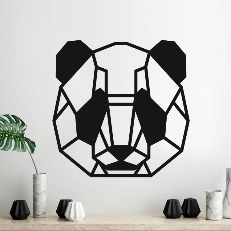 Αυτοκόλλητο Τοίχου Geometrical Panda