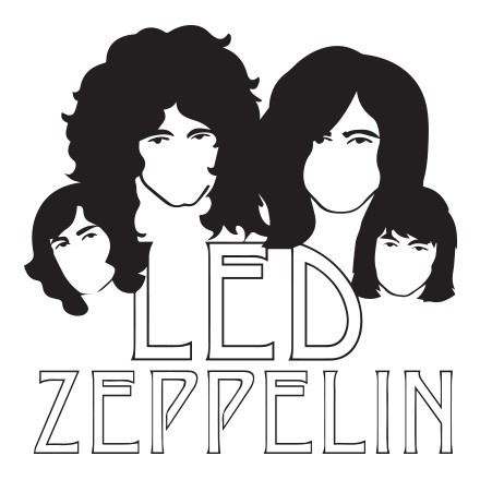 Led Zeppelin faces