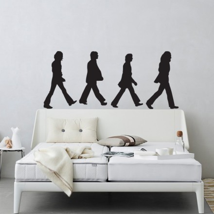 The Beatles the four Αυτοκόλλητο Τοίχου