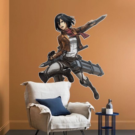 Mikasa - Attack on Titan Αυτοκόλλητο Τοίχου