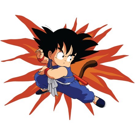 Kid Goku in blue - Dragon Ball